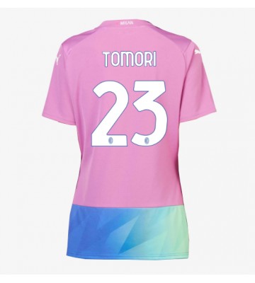 AC Milan Fikayo Tomori #23 Tercera Equipación Mujer 2023-24 Manga Corta